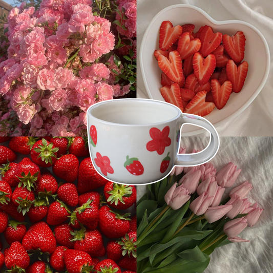 Hrnek Sippin' Pretty ☕🍓🎀