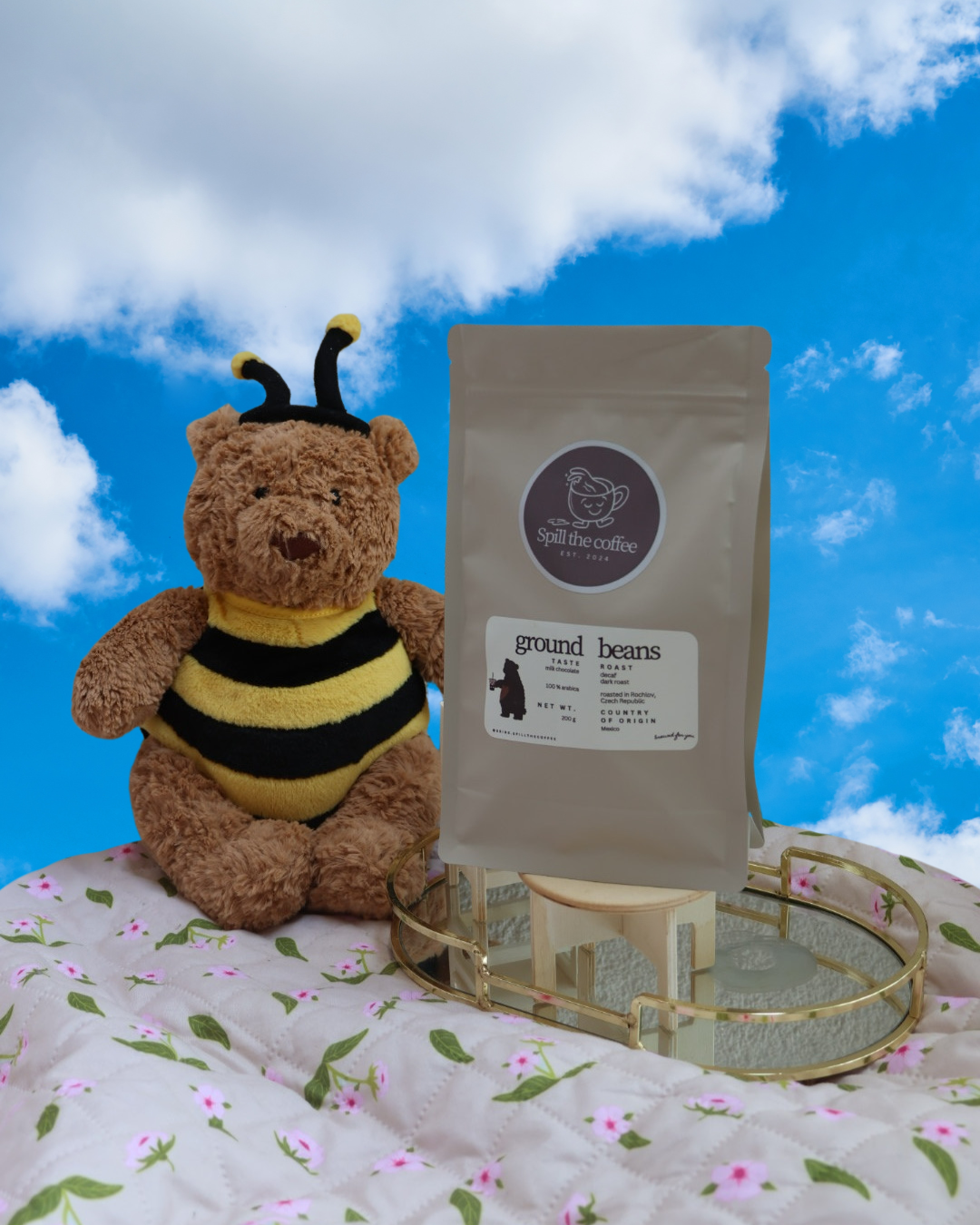 mletá káva bez kofeinu