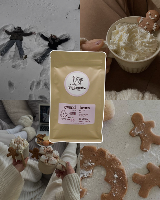 mletá káva s příchutí perníčku