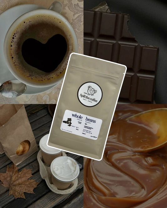 caramel cocoa beans